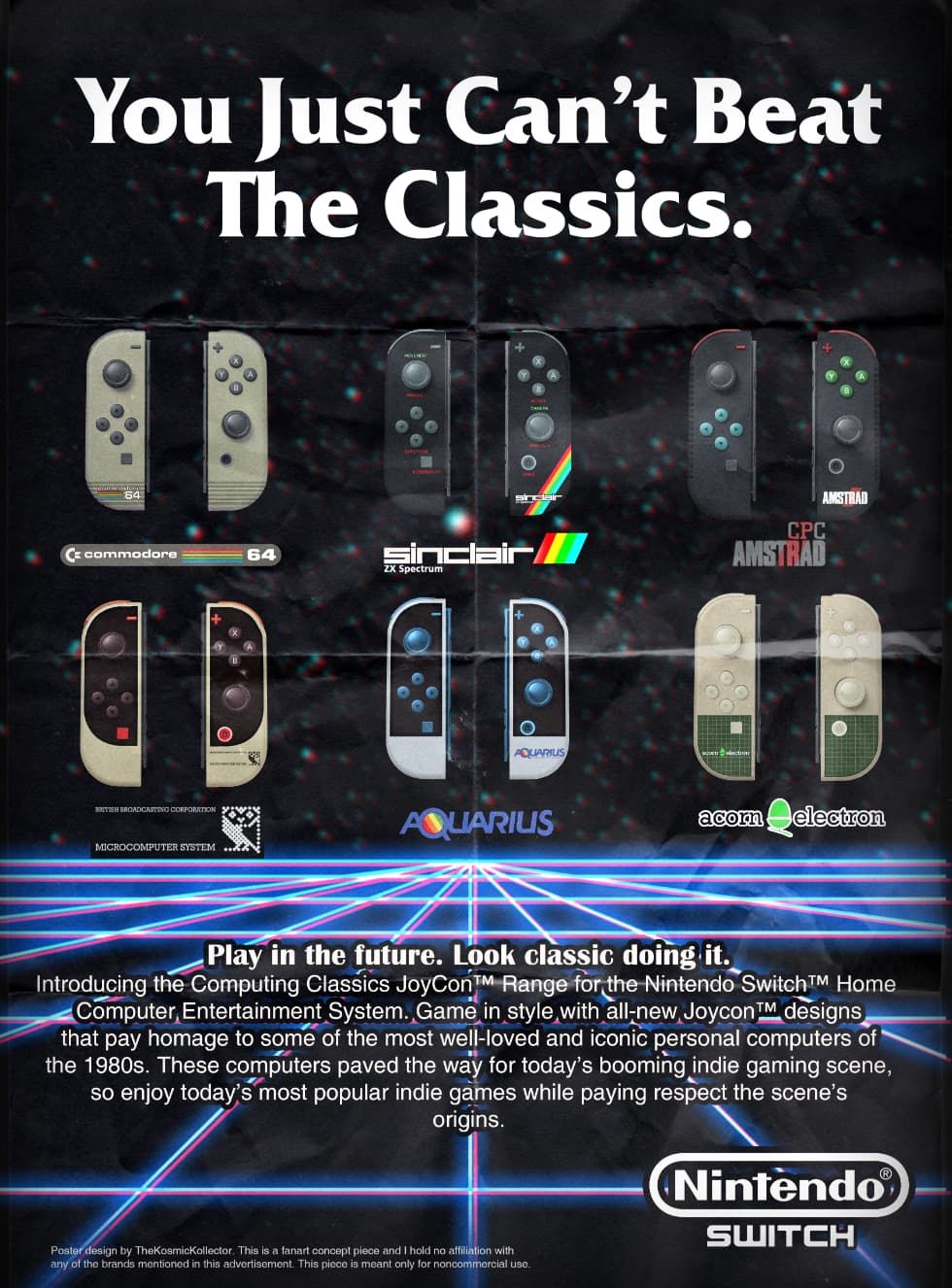Retrodesignade Joy-Cons till Nintendo Switch