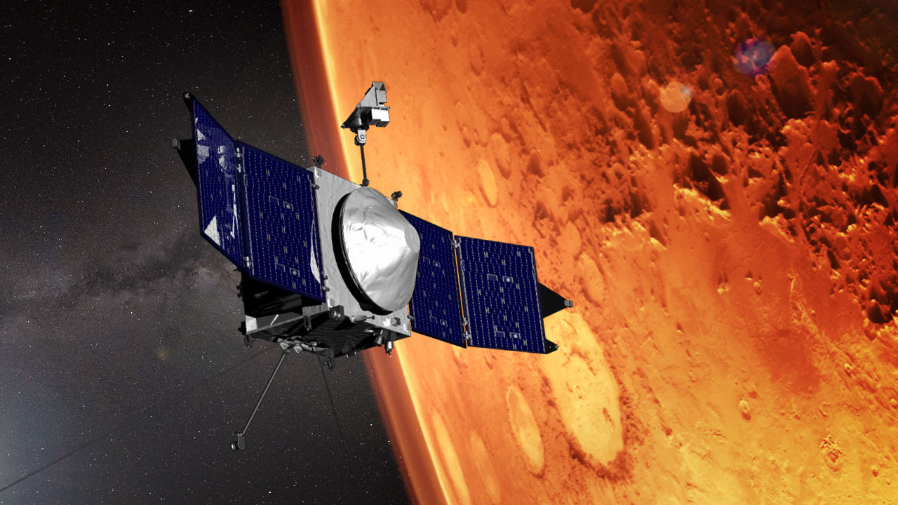 NASA:s MAVEN-satellit lägger sig närmare Mars