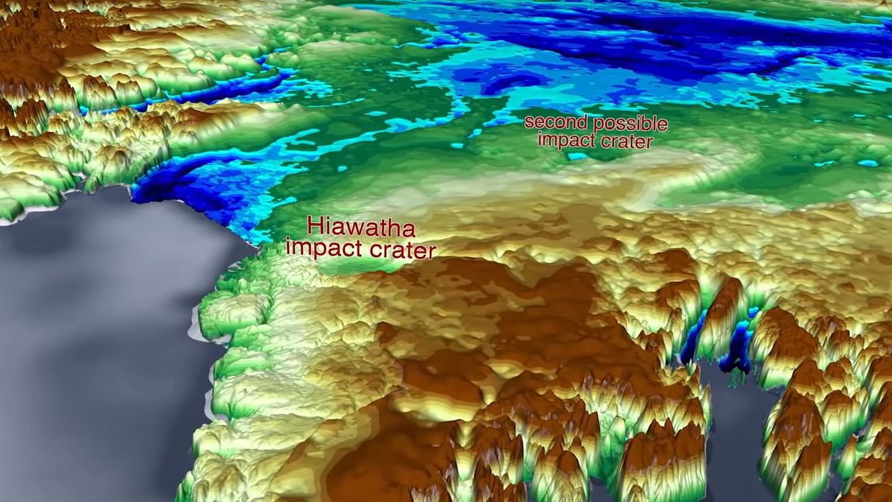 NASA hittar ännu en jättekrater under isen på Grönland