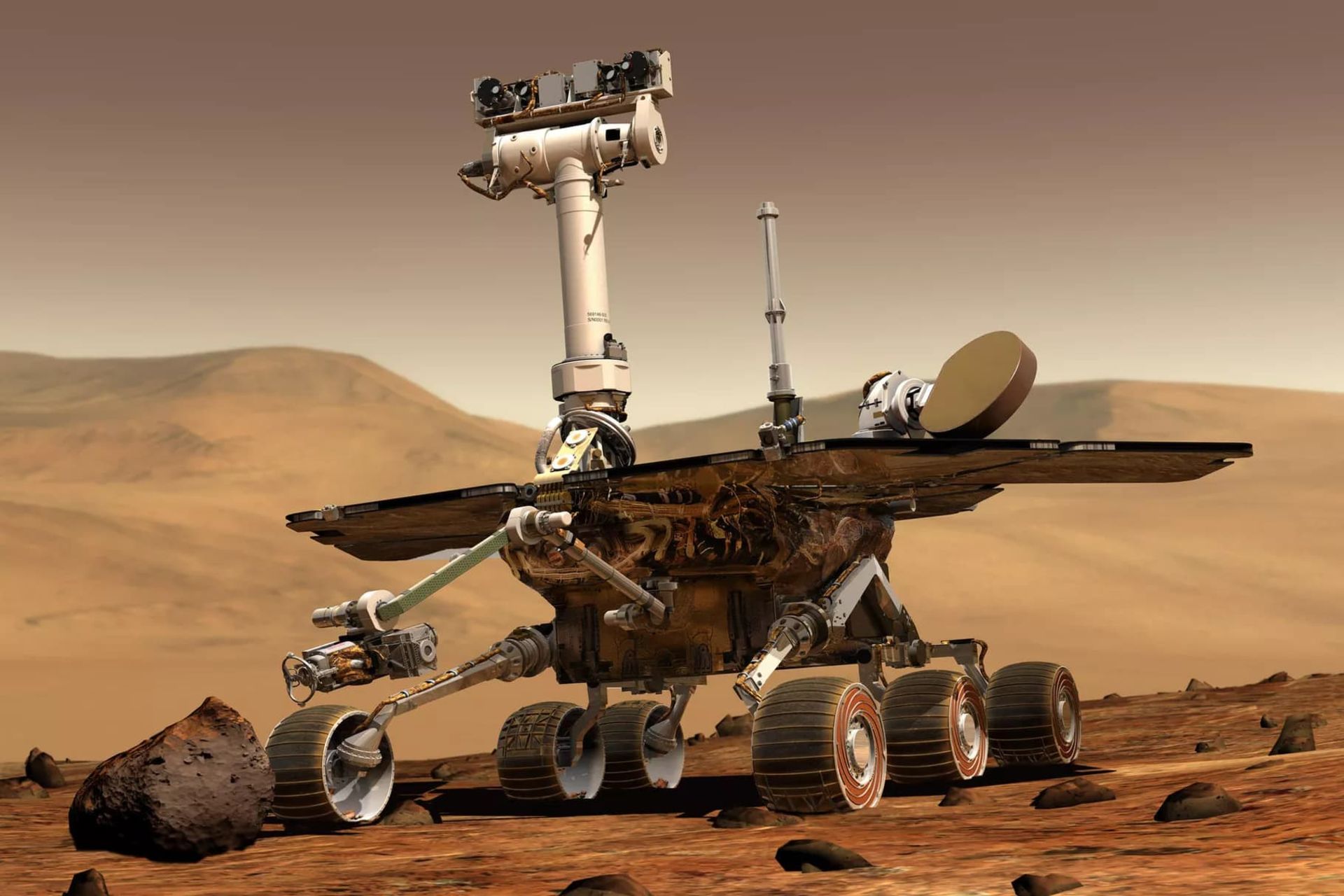 NASA säger hejdå till Opportunity
