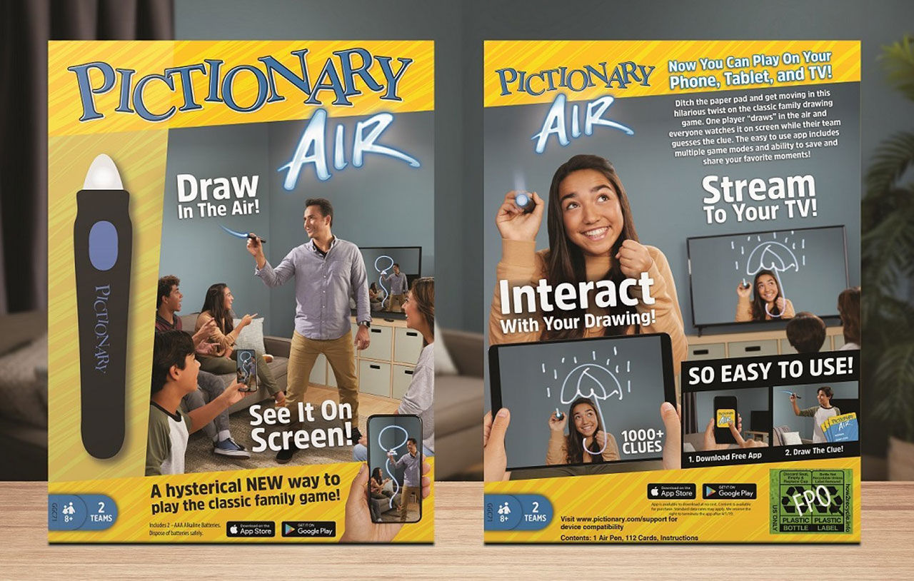 I nya Pictionary ritar du i luften