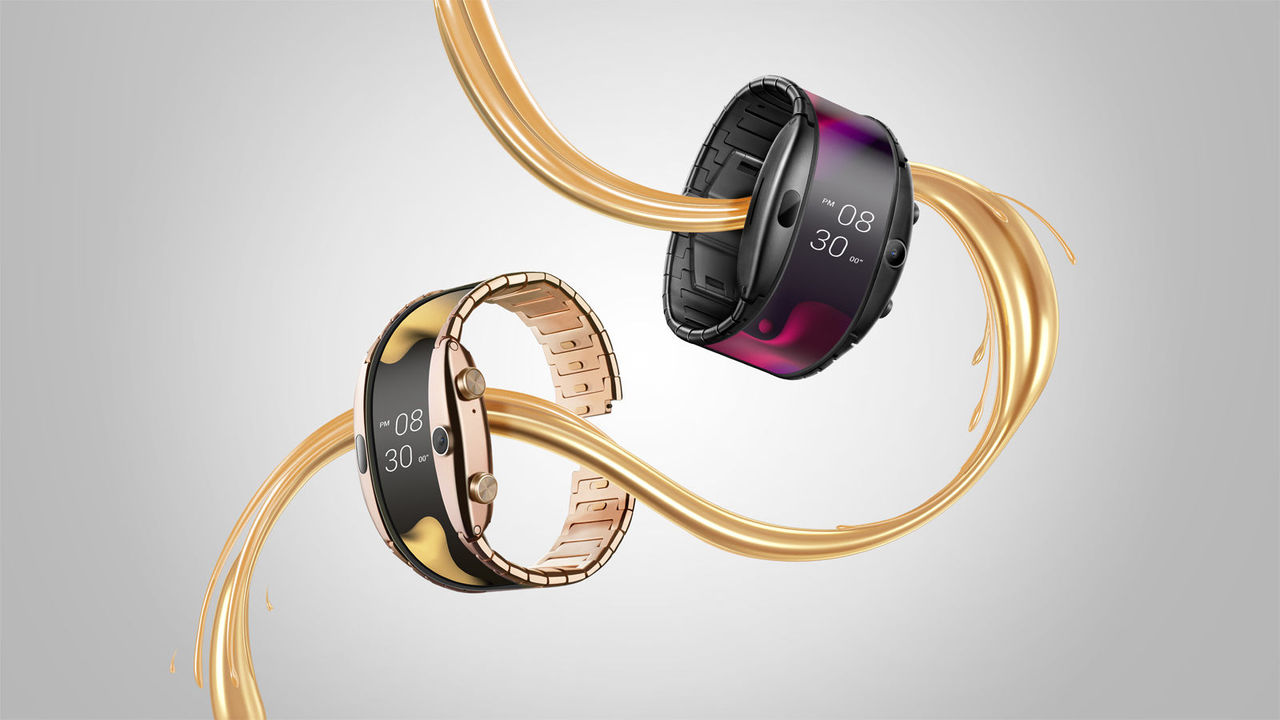 Nubia visar upp armbandstelefonen Alpha