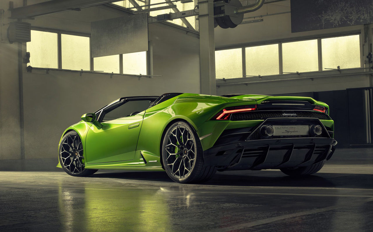 Lamborghini Huracán Evo nu även i cabbat utförande Det här är Spyder Feber Bil