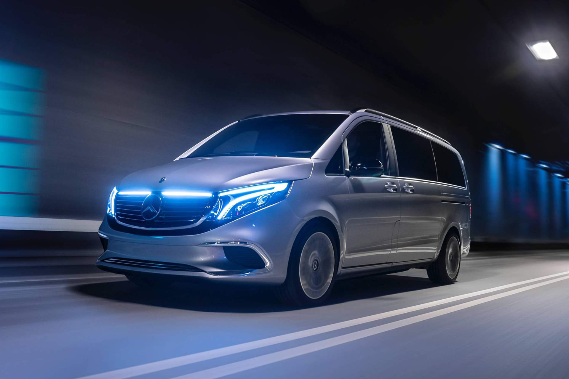 Mercedes V-Klass kommer med eldrift i höst