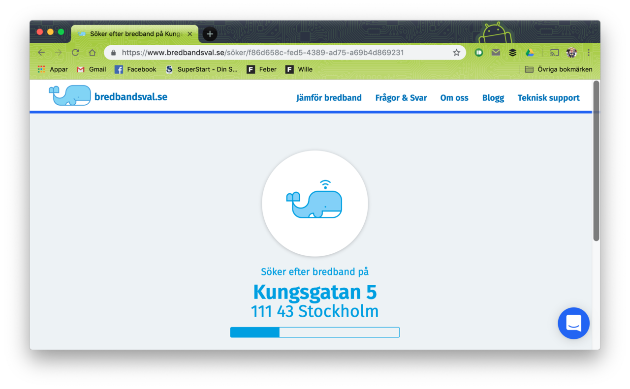 Hitta bästa bredbandet med Bredbandsval.se