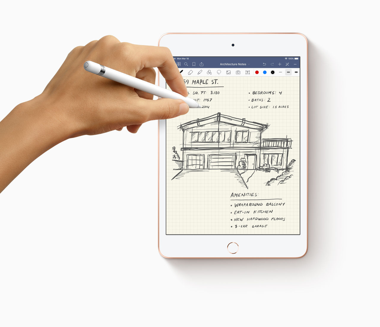 Apple uppdaterar iPad Mini med Pencil-stöd