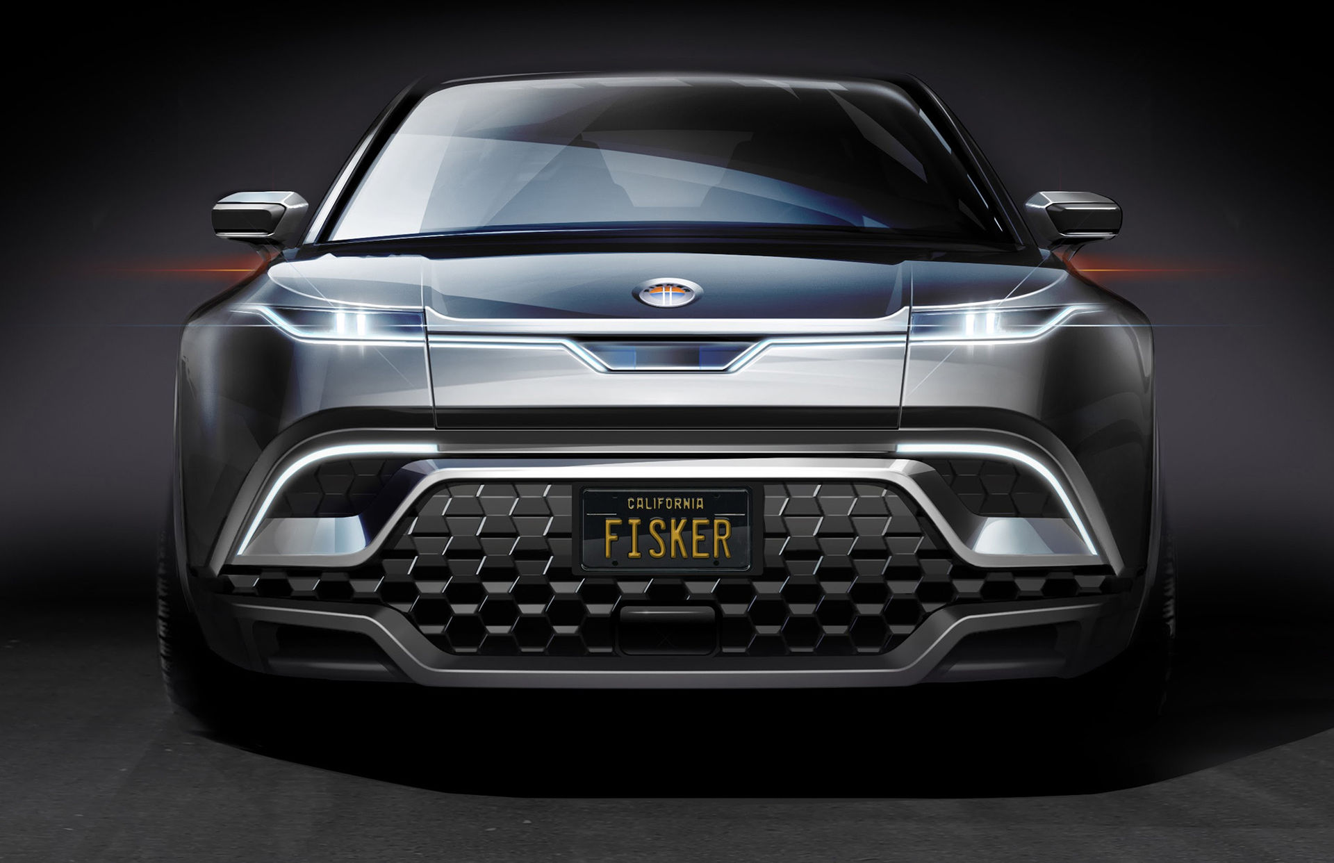 Ny teaser för Fiskers Tesla Model Y-utmanare