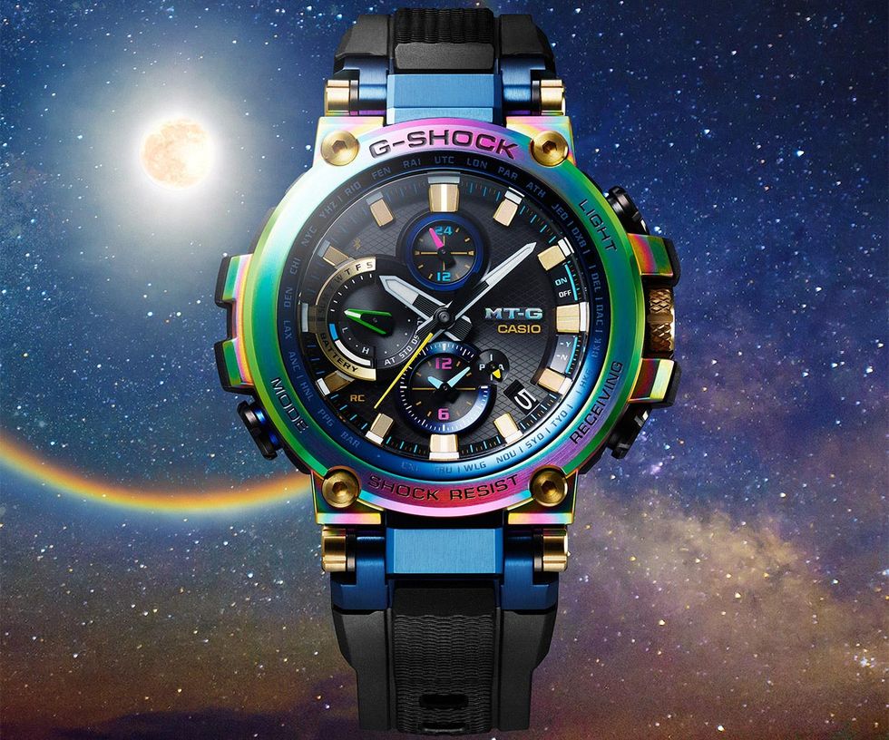 Casio MT-G firar 20 årsjubileum med regnbågen