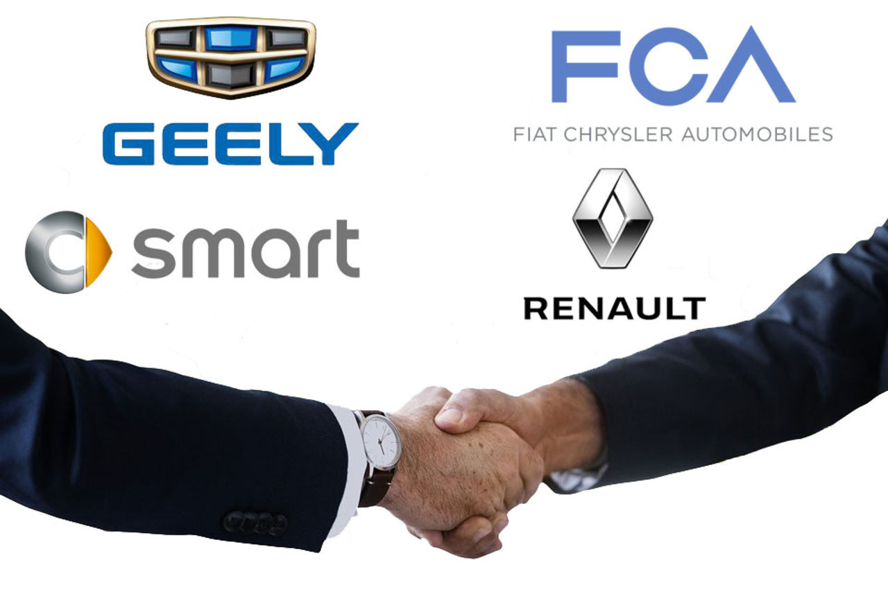 Ska Geely köpa halva Smart av Daimler?