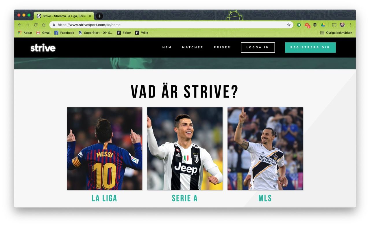 Strive Sport TV är en ny tv-kanal för livesänd sport