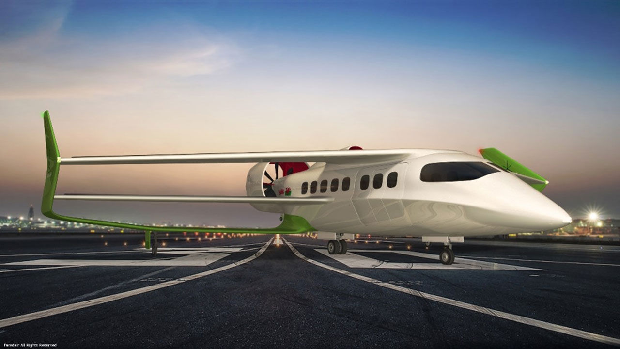 Det här hybridflygplanet ska vara i trafik 2025