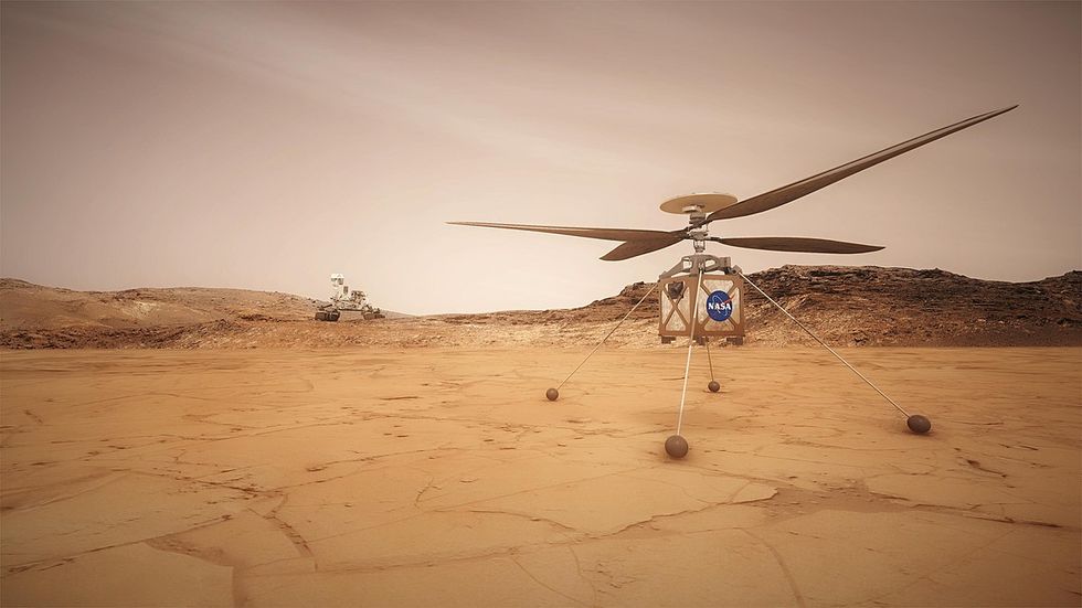 NASA har testflugit sin Mars-helikopter