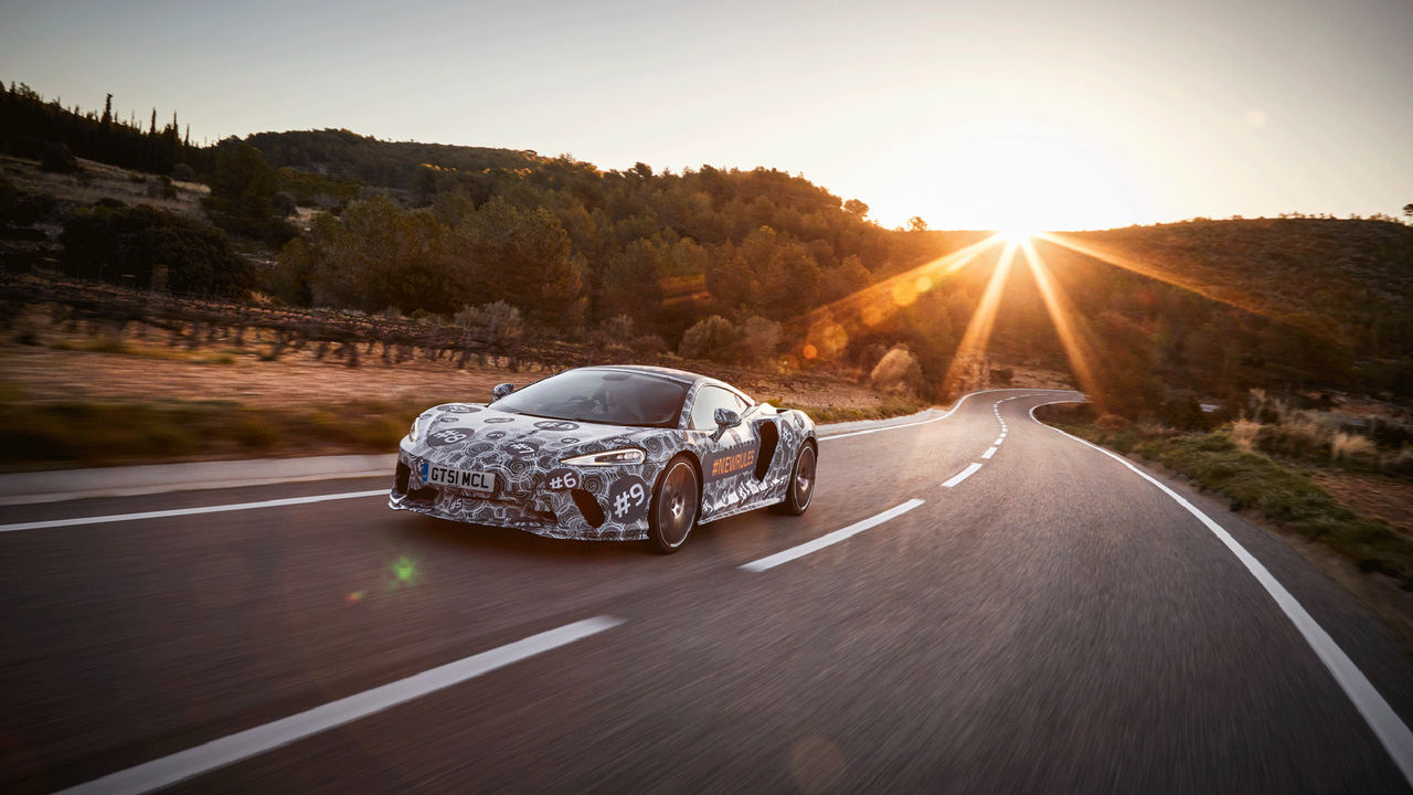 McLarens kommande GT-modell med mindre maskering
