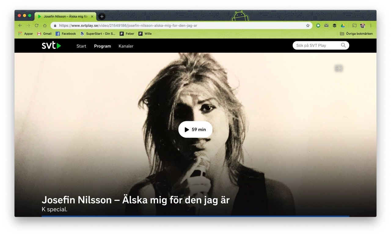 Josefin Nilsson-dokumentär slog tittarrekord på SVT Play