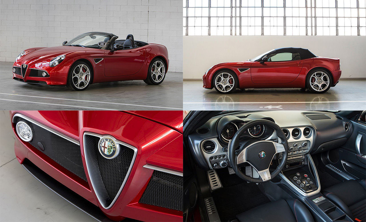 Två stycken nya Alfa Romeo 8C till salu