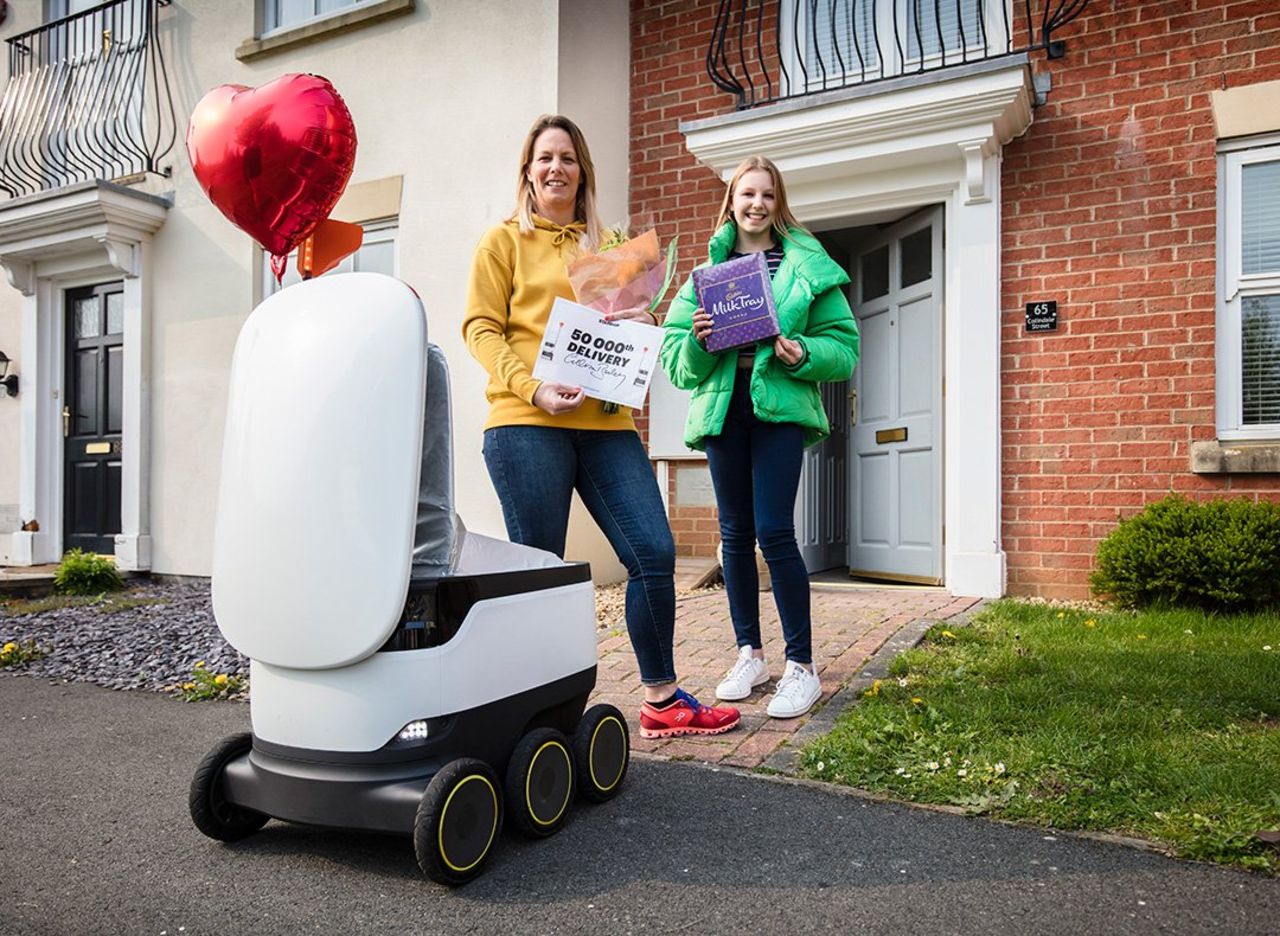 Starships robotar har genomfört 50.000 leveranser