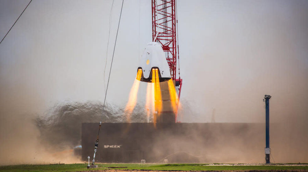 SpaceX bekräftar att Crew Dragon-kapseln exploderade