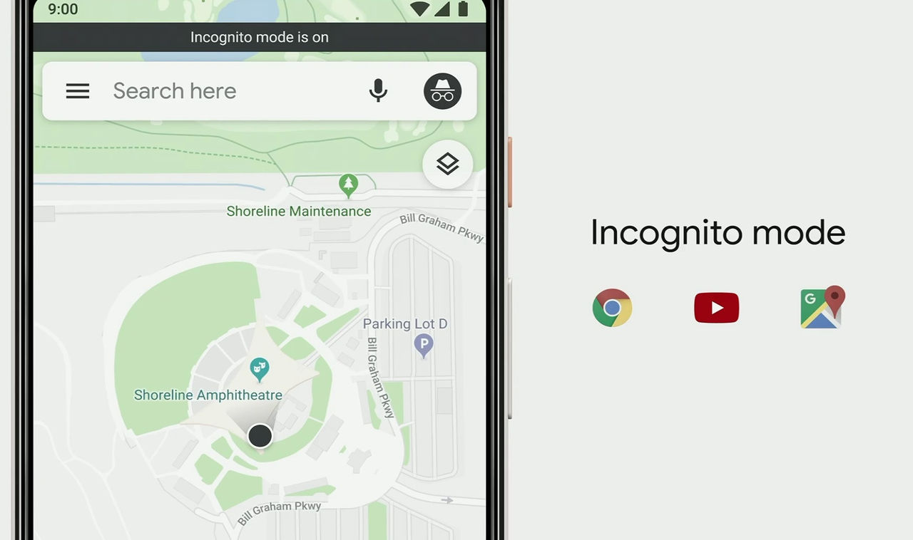 Google Maps får Incognito-läge