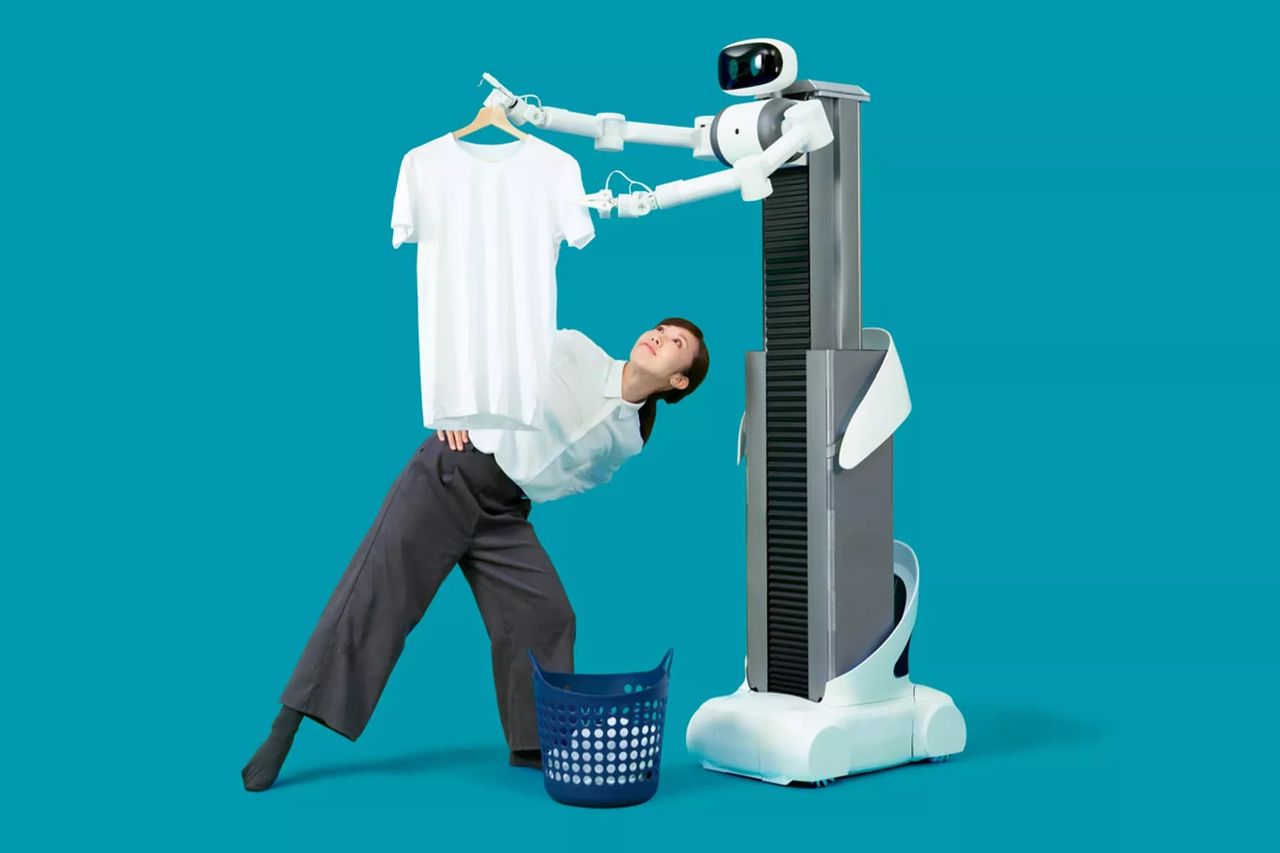 Roboten Ugo hjälper dig med tvätten