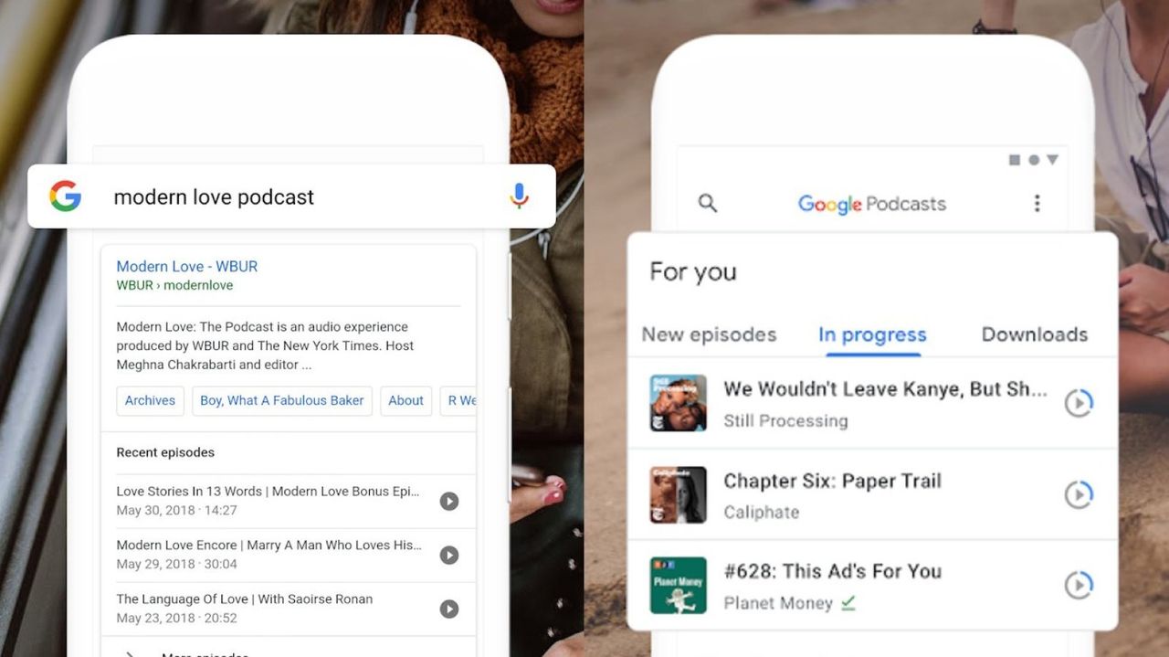 Nu kan du lyssna på podcasts bland sökresultaten