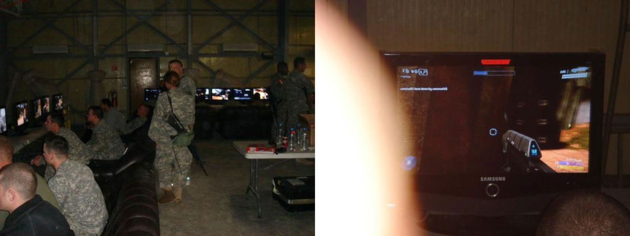 Halo 3 spelas i Irak