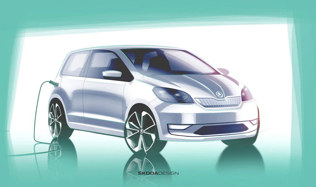 Skoda Citigo snart här som ren elbil