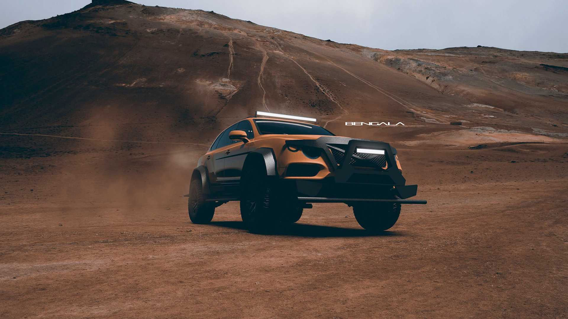 Spanskt företag presenterar hårdare Bentley Bentayga