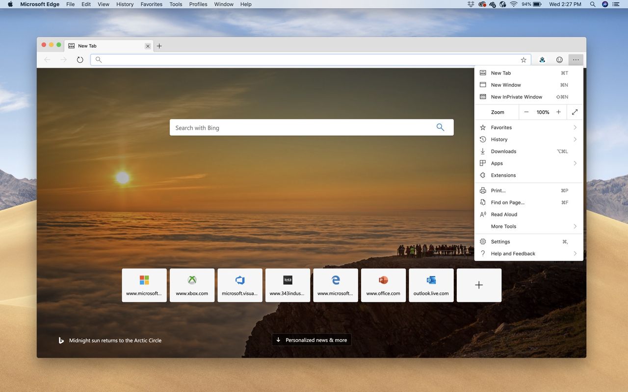 Microsoft släpper webbläsaren Edge till macOS