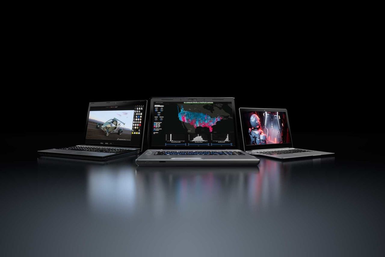 Nvidia visar upp Quadro RTX-kort till laptops