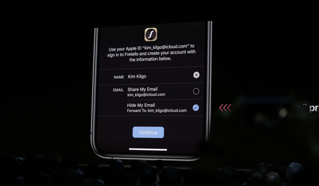 Sign in with Apple håller din information säker från appar