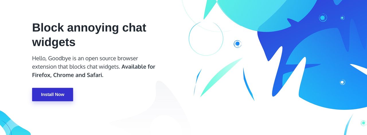 Tillägg som blockerar jobbiga chatwidgets