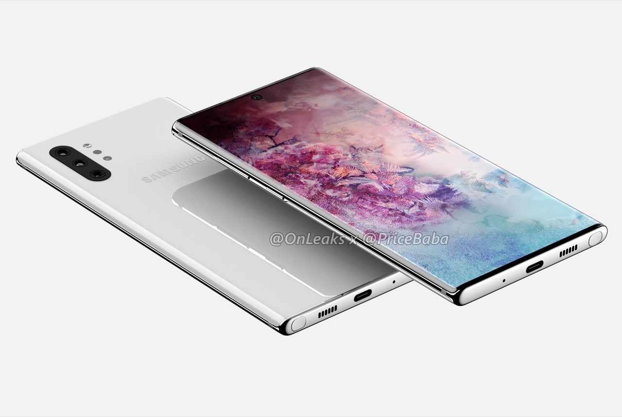 Samsung Galaxy Note 10 läcker typ ut