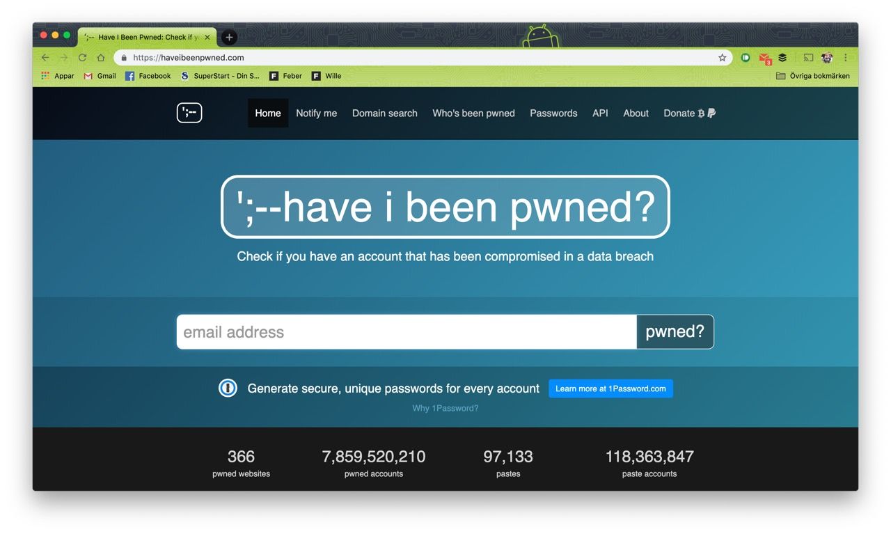 Have I Been Pwned är till salu