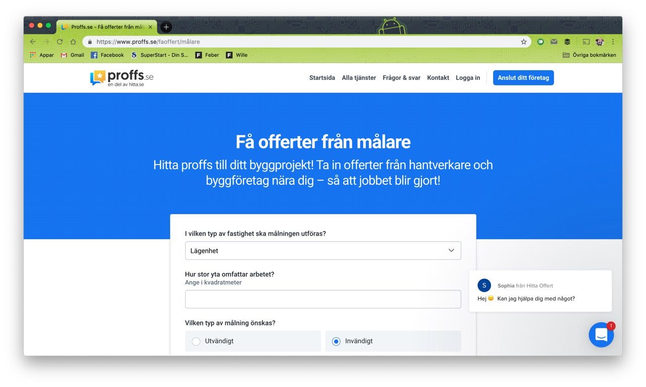  lanserar tjänsten . Hitta företag som kan hjälpa dig att  fixa grejer. | Feber / Internet