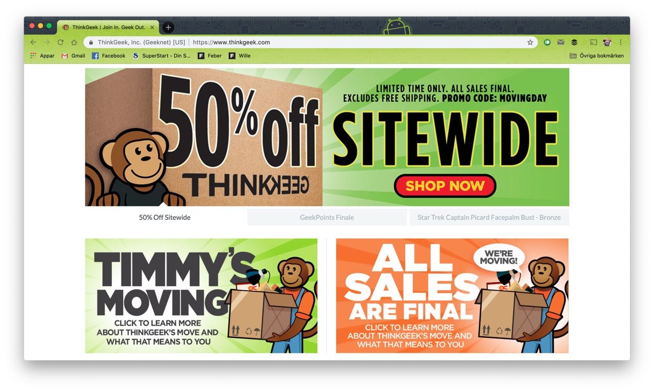 ThinkGeek bommar typ igen