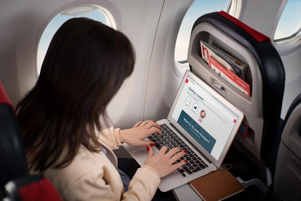 Norwegian fixar internet under längre del av flygningen