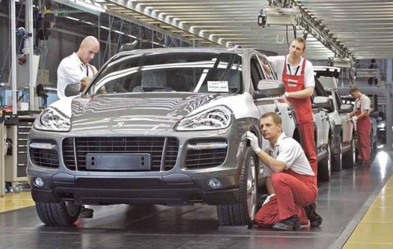 Produktionen av faceliftade Cayenne har börjat