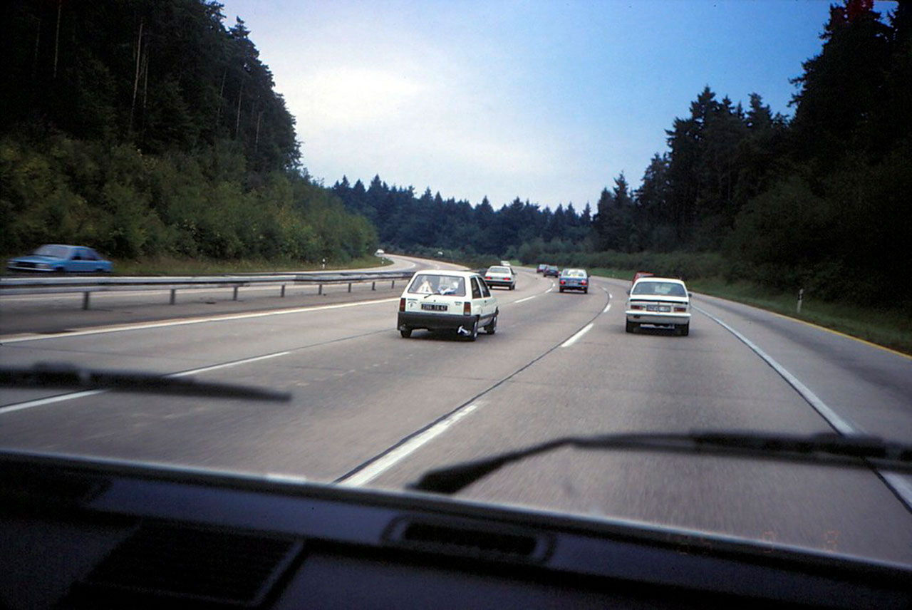 Hastigheten på Autobahn sänks tillfälligt