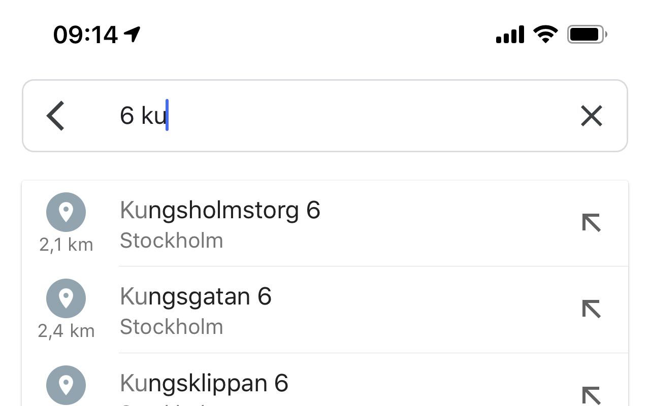 Så skriver du in adresser snabbare i Google Maps