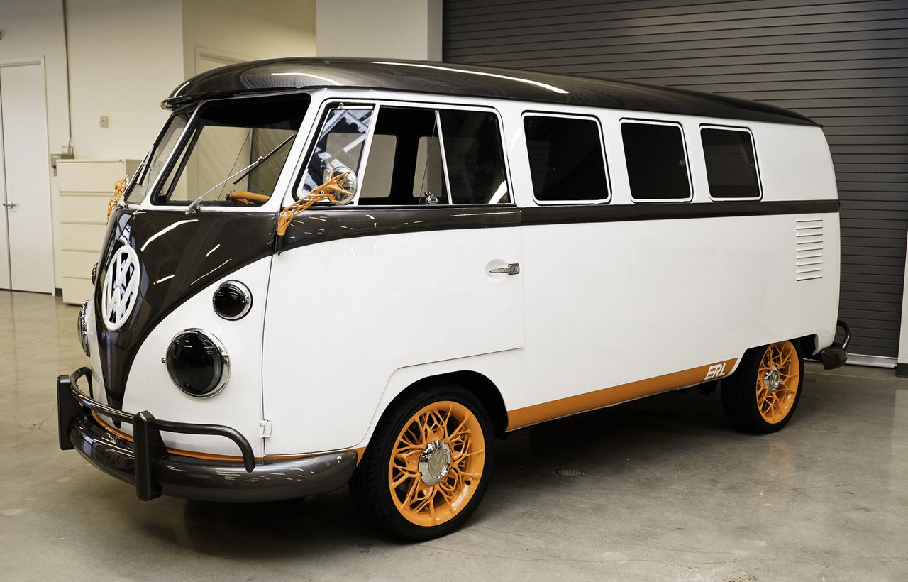Volkswagen har elkonverterat en gammal buss