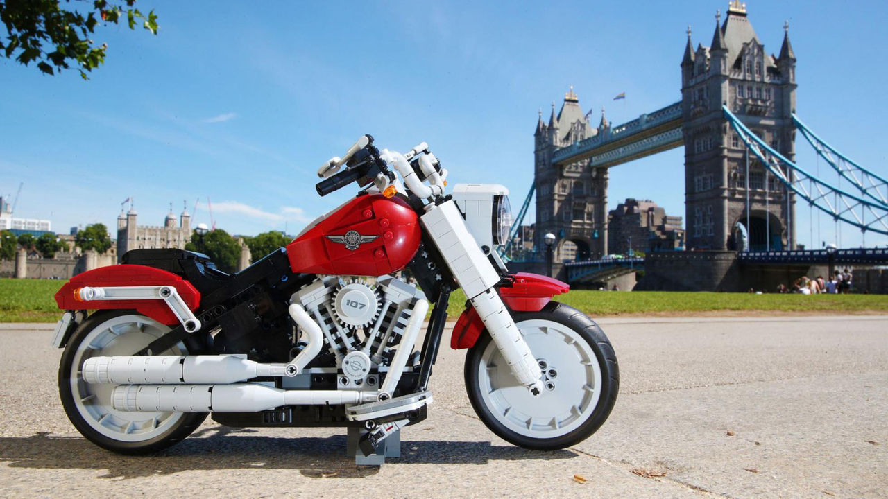 Harley-Davidson Fat Boy i Lego