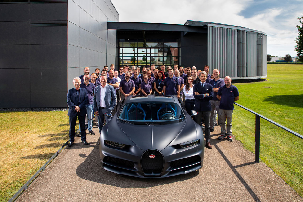 Bugatti har nu byggt 200 stycken Chiron