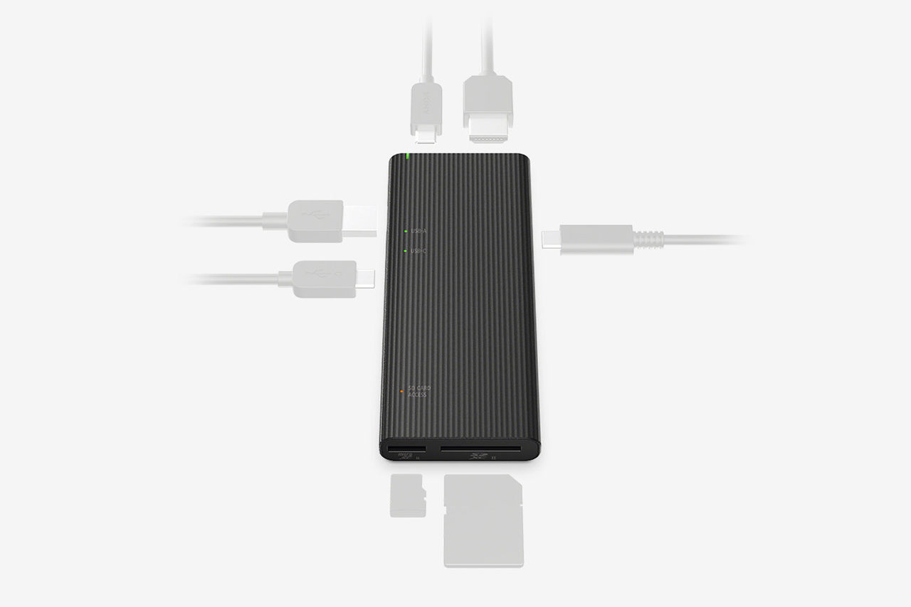 Sony lovar snabb överföring och laddning med ny USB-C-hub