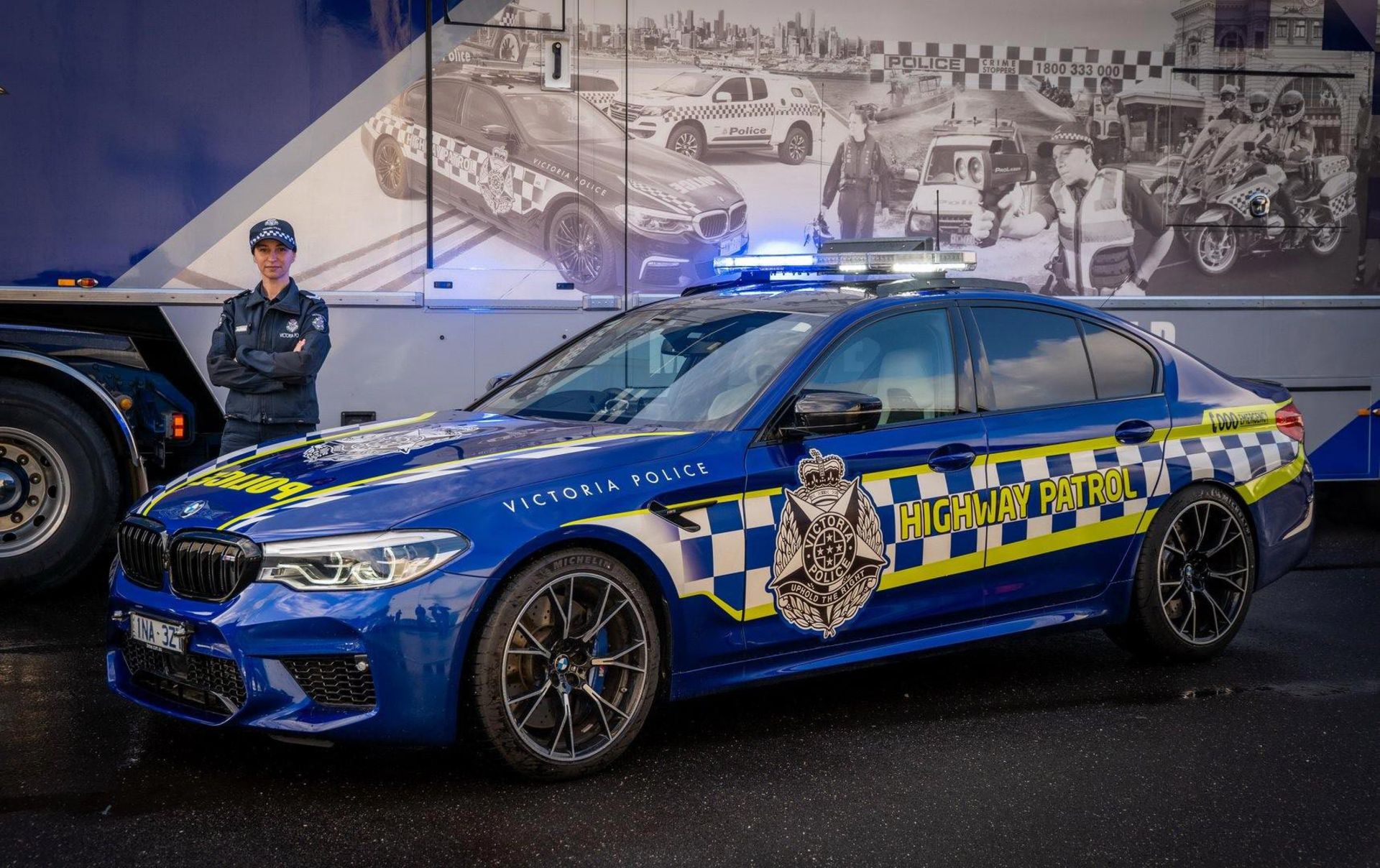 Australiensisk polis kör BMW M5 Competition