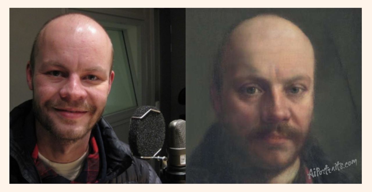 AI Portraits gör målningar av bilder