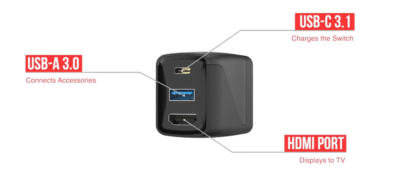 Succé för portabel dockningsstation till Switch på Kickstarter