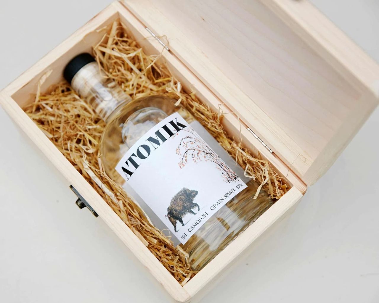 Atomik Vodka är gjord på vete från Tjernobyl