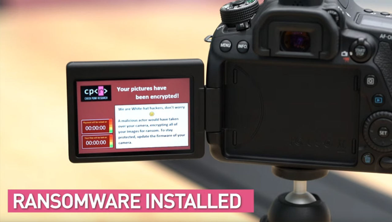 DSLR-kameror kan drabbas av ransomware