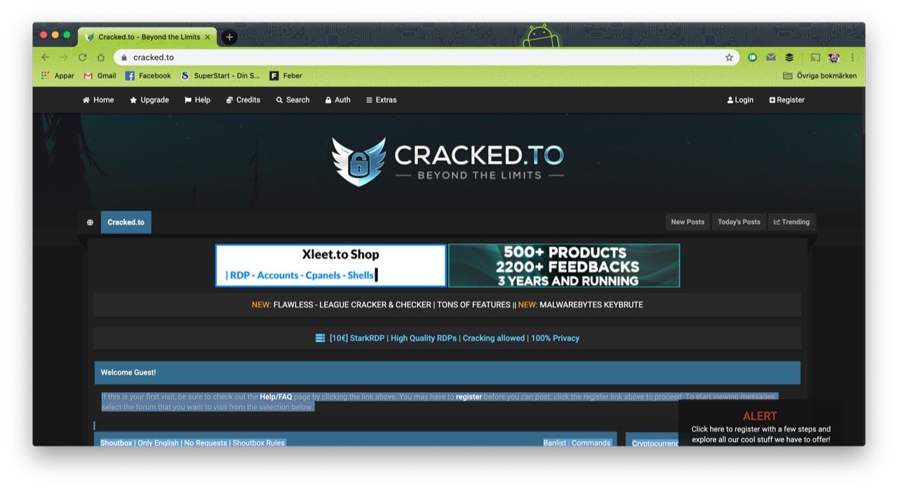 Hackerforum hackat av användare från annat hackerforum