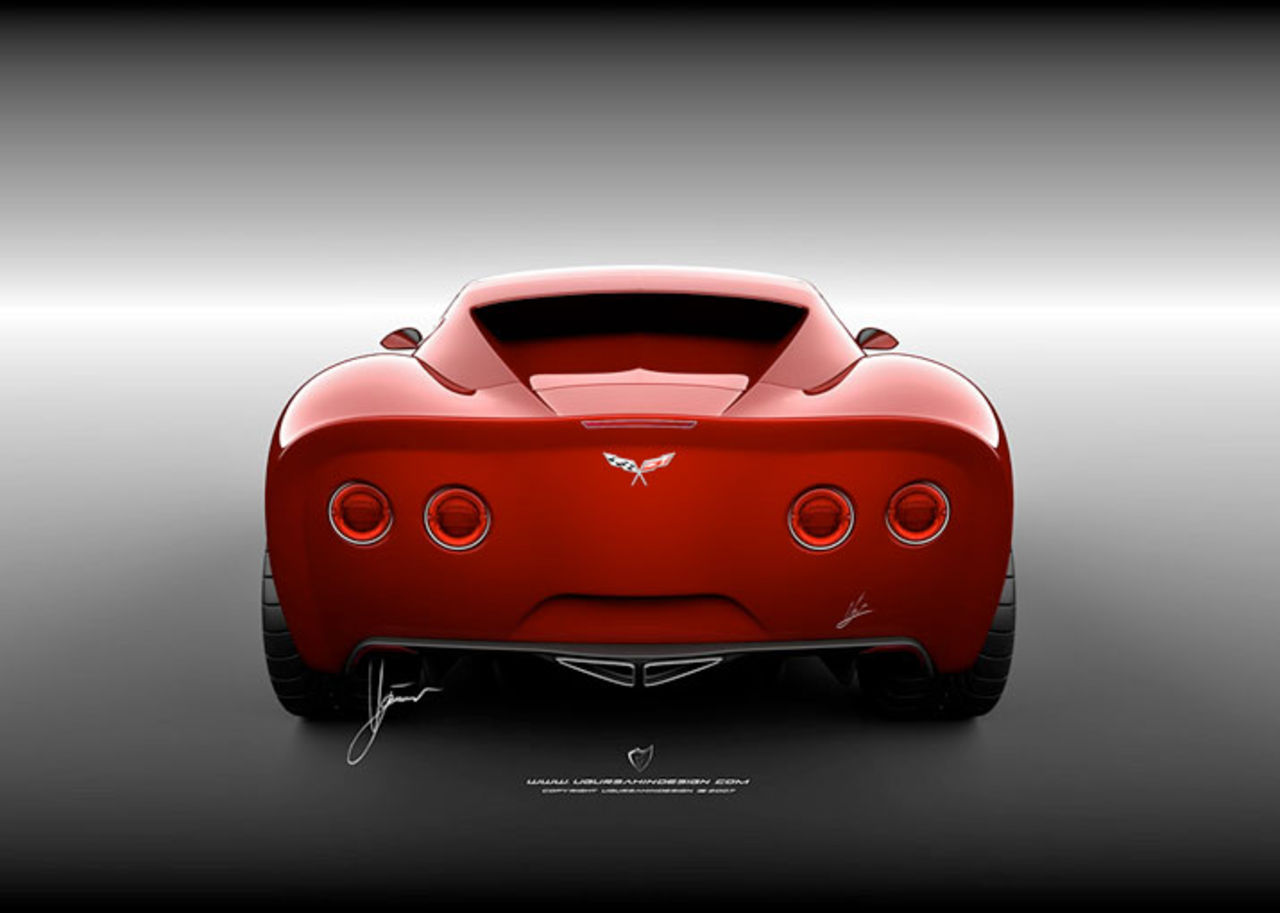 Vackert Corvette-koncept